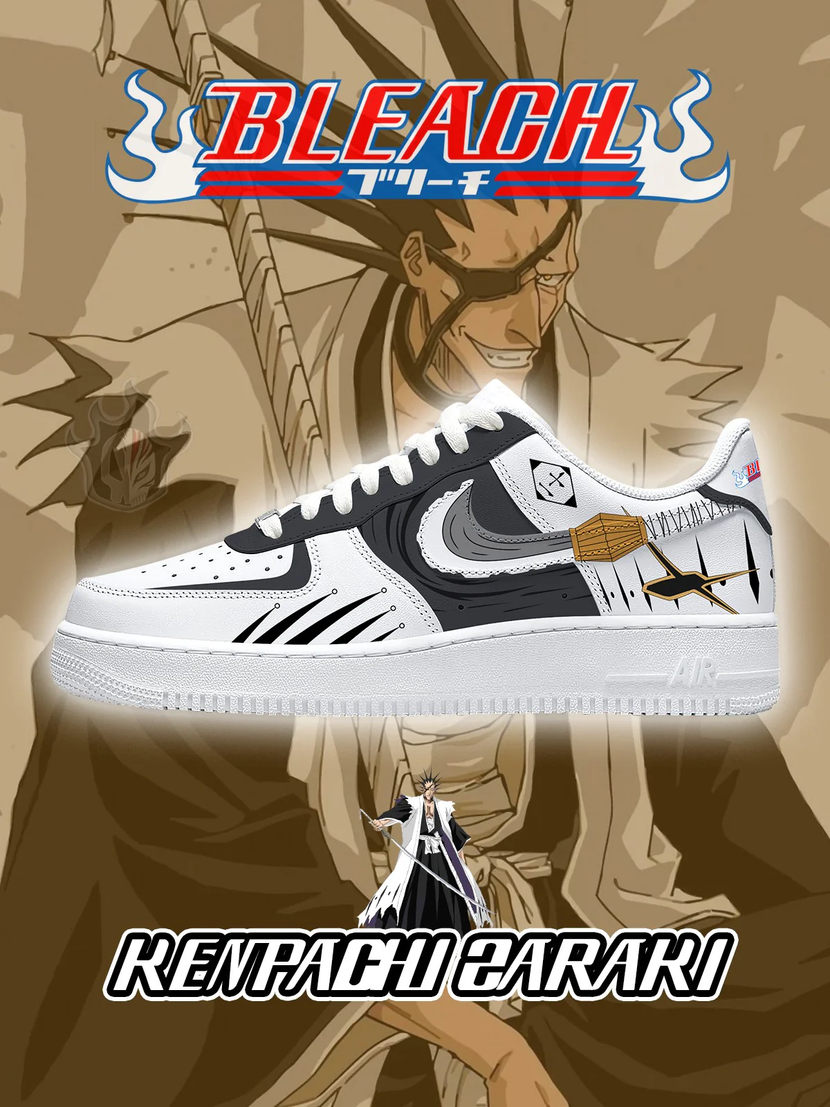 Bleach Custom Sneakers Shoes for Men and Woman