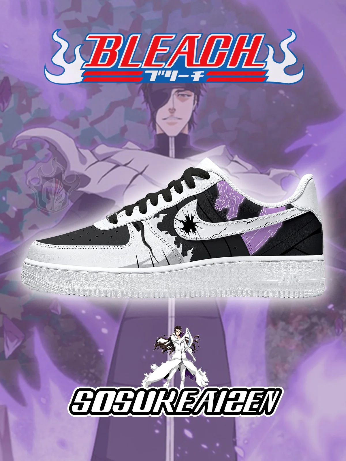 Bleach Custom Sneakers Shoes for Men and Woman