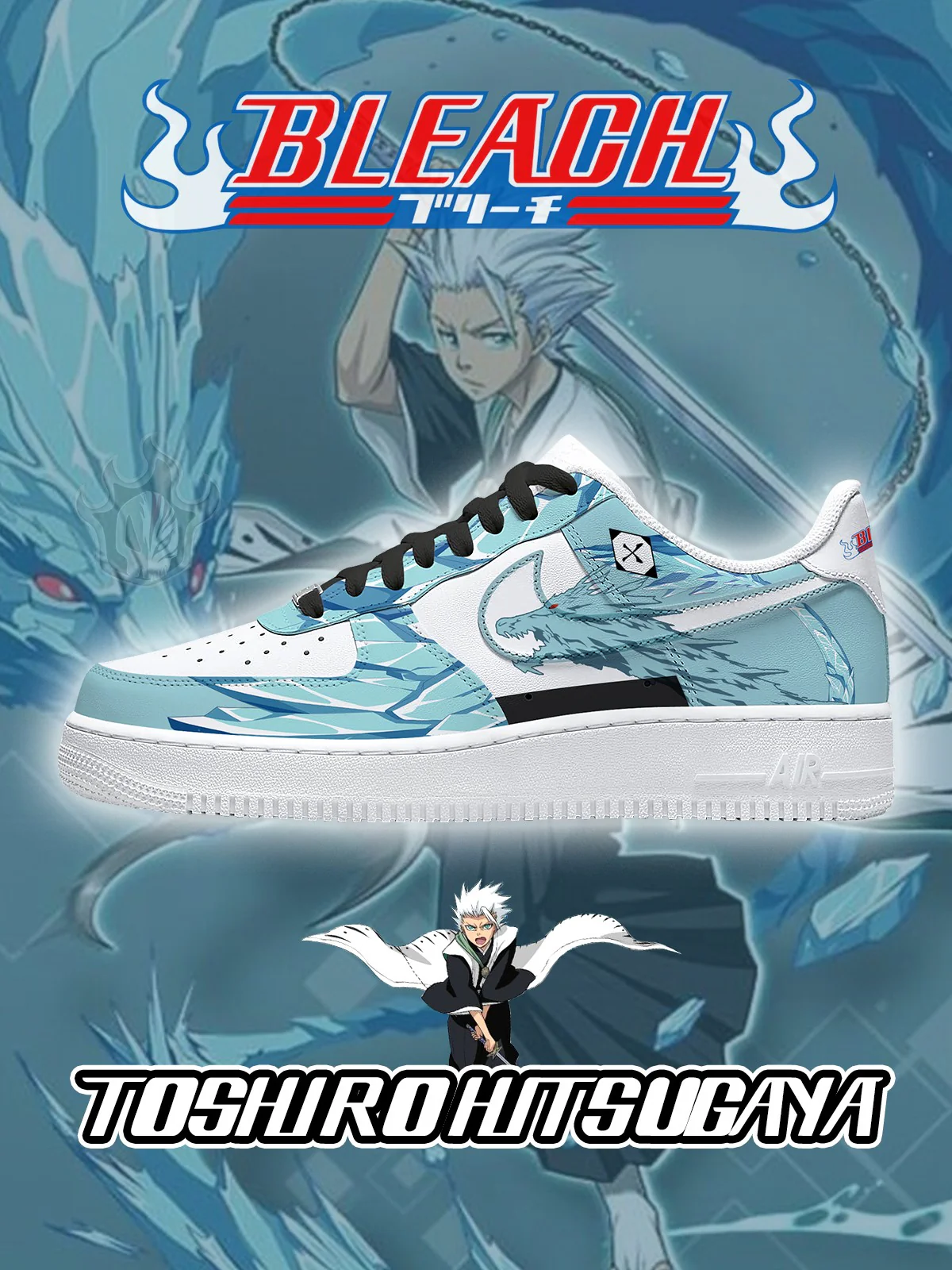 Bleach Custom Sneakers Shoes for Men and Woman