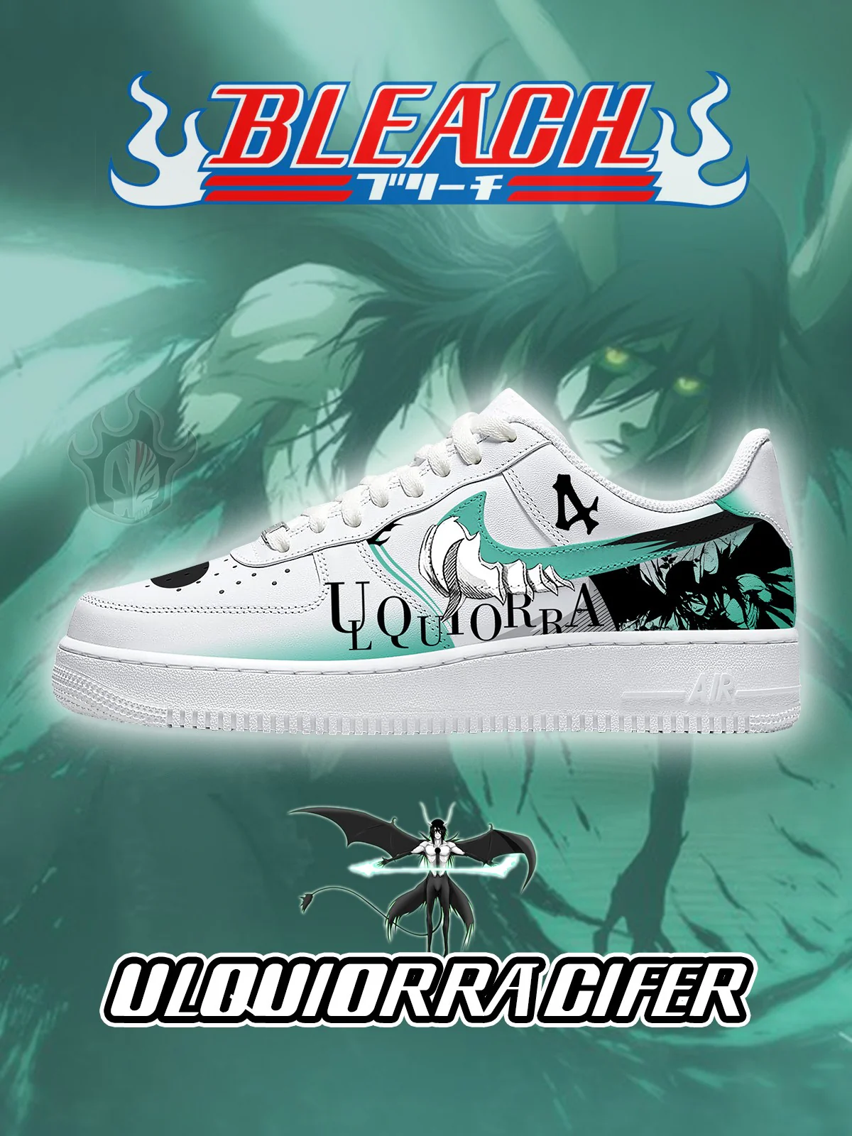 Bleach Custom Sneakers Shoes for Men and Woman