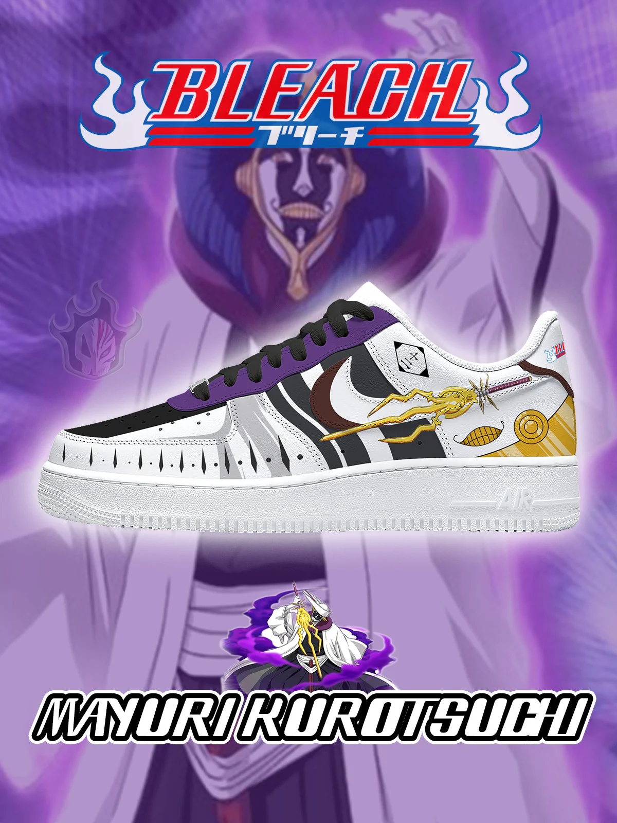 Bleach Custom Sneakers Shoes for Men and Woman