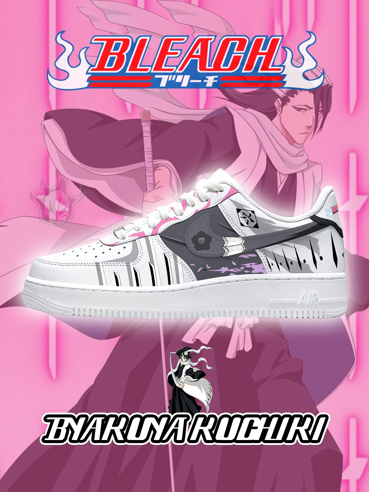 Bleach Custom Sneakers Shoes for Men and Woman
