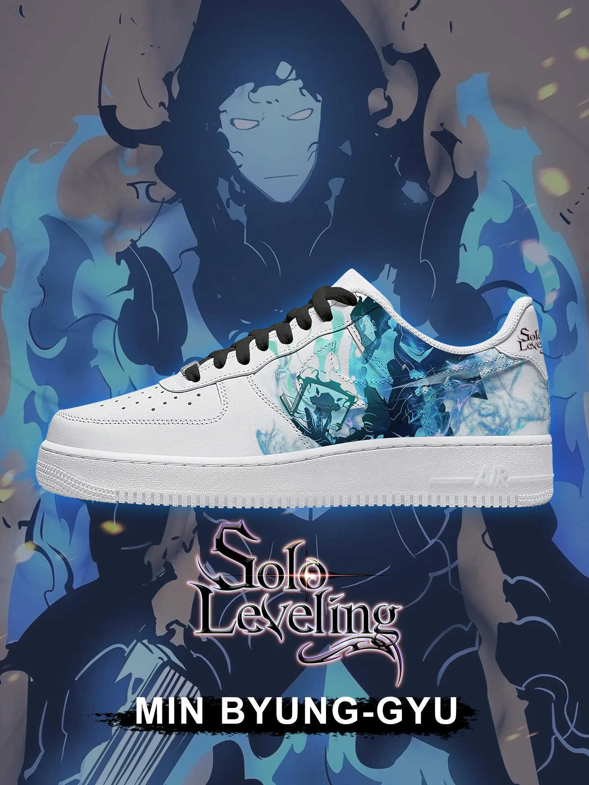 Solo Leveling Custom Sneakers Shoes for Men and Woman