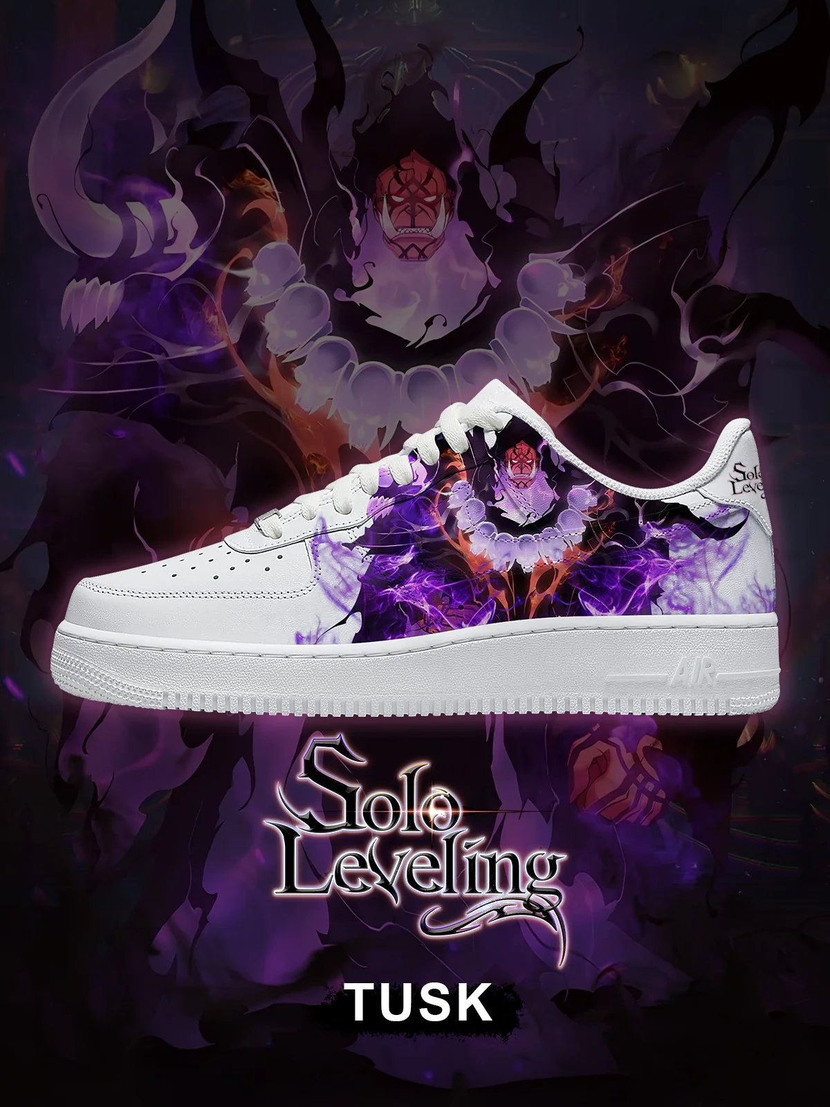 Solo Leveling Custom Sneakers Shoes for Men and Woman