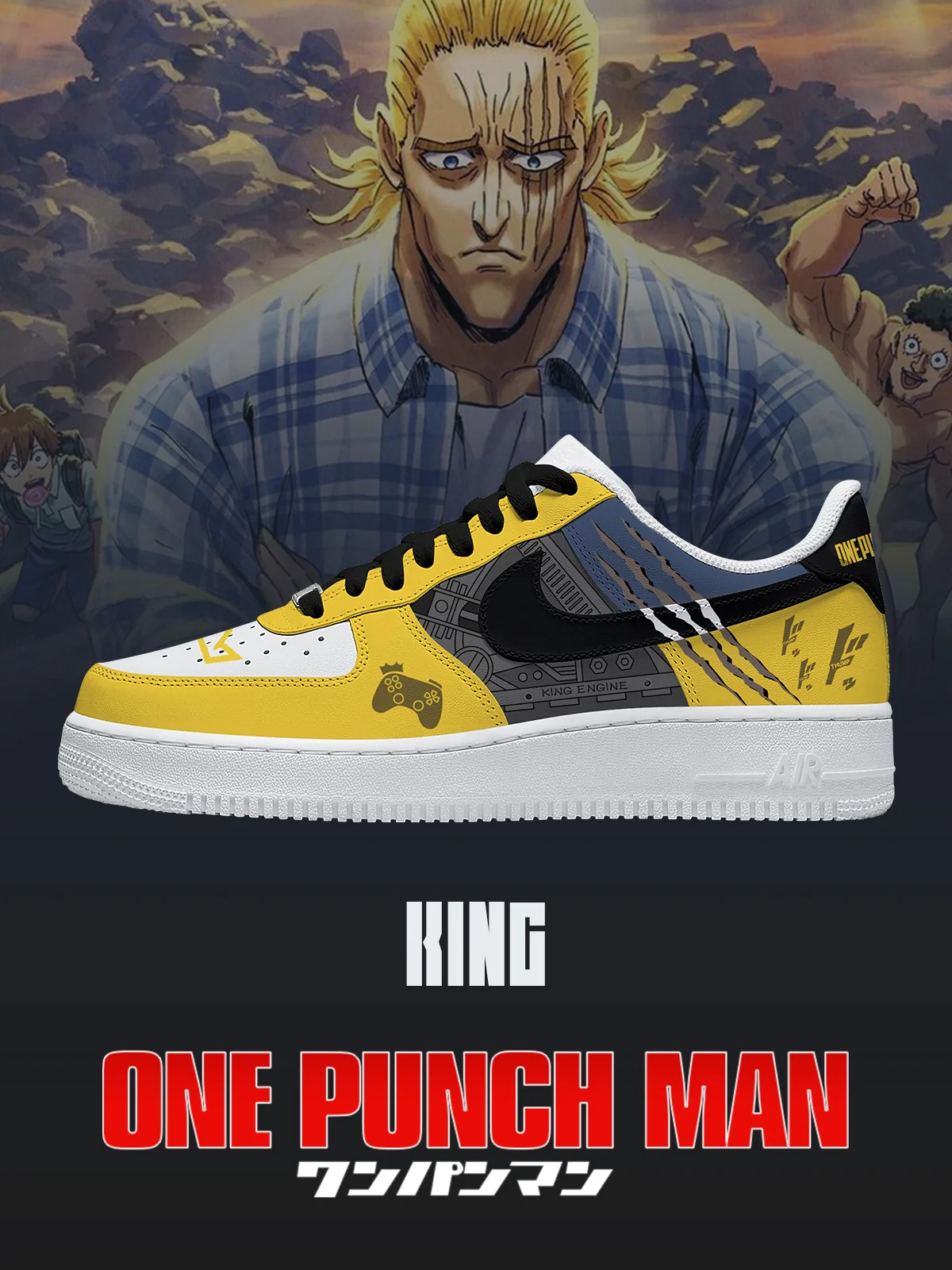 One Punch Man Custom Sneakers Shoes for Men and Woman