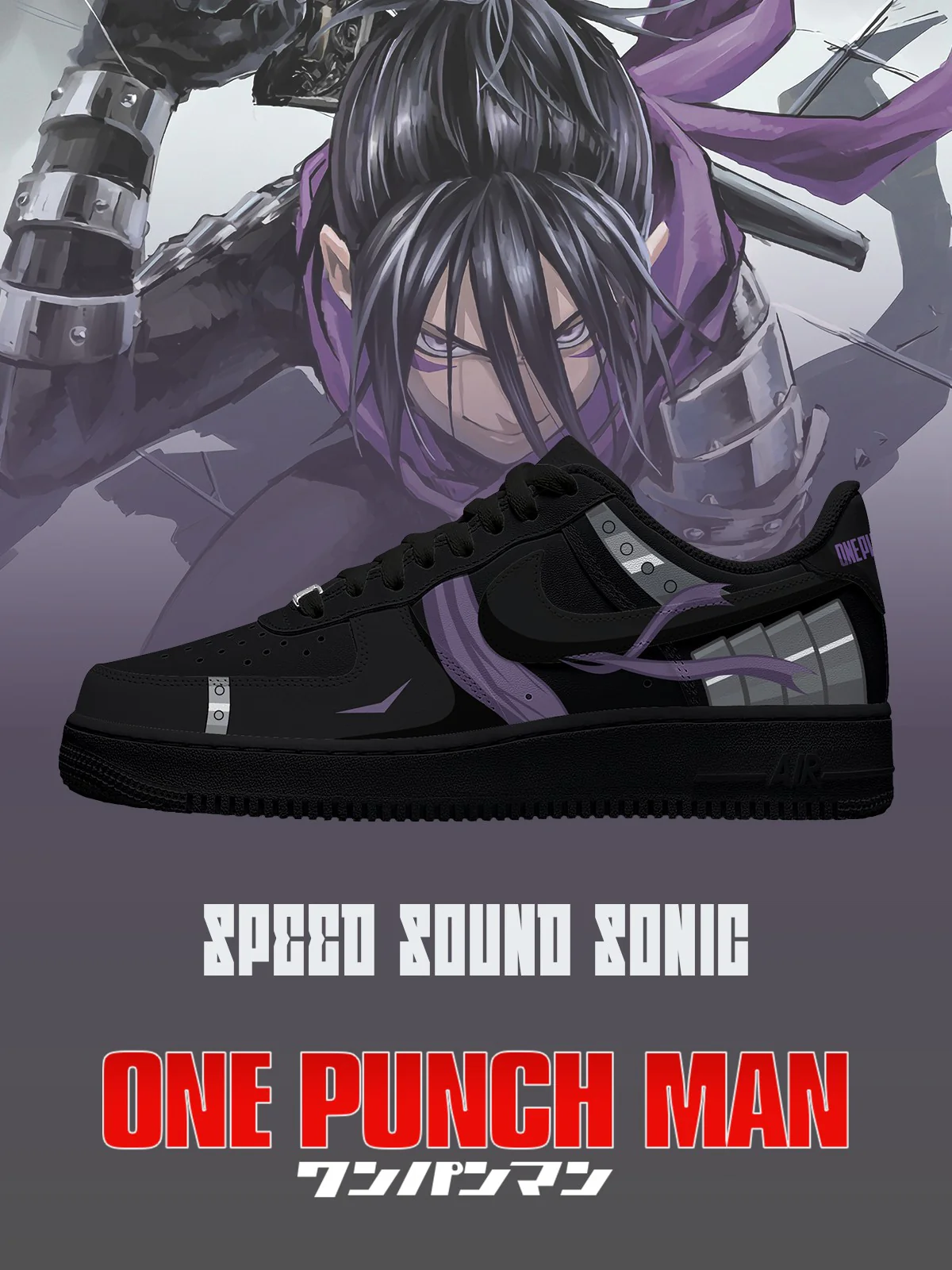 One Punch Man Custom Sneakers Shoes for Men and Woman