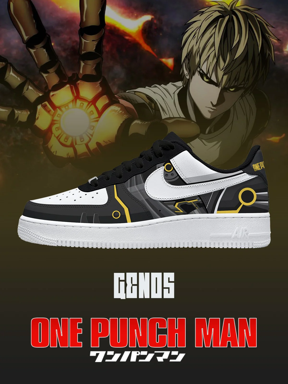One Punch Man Custom Sneakers Shoes for Men and Woman