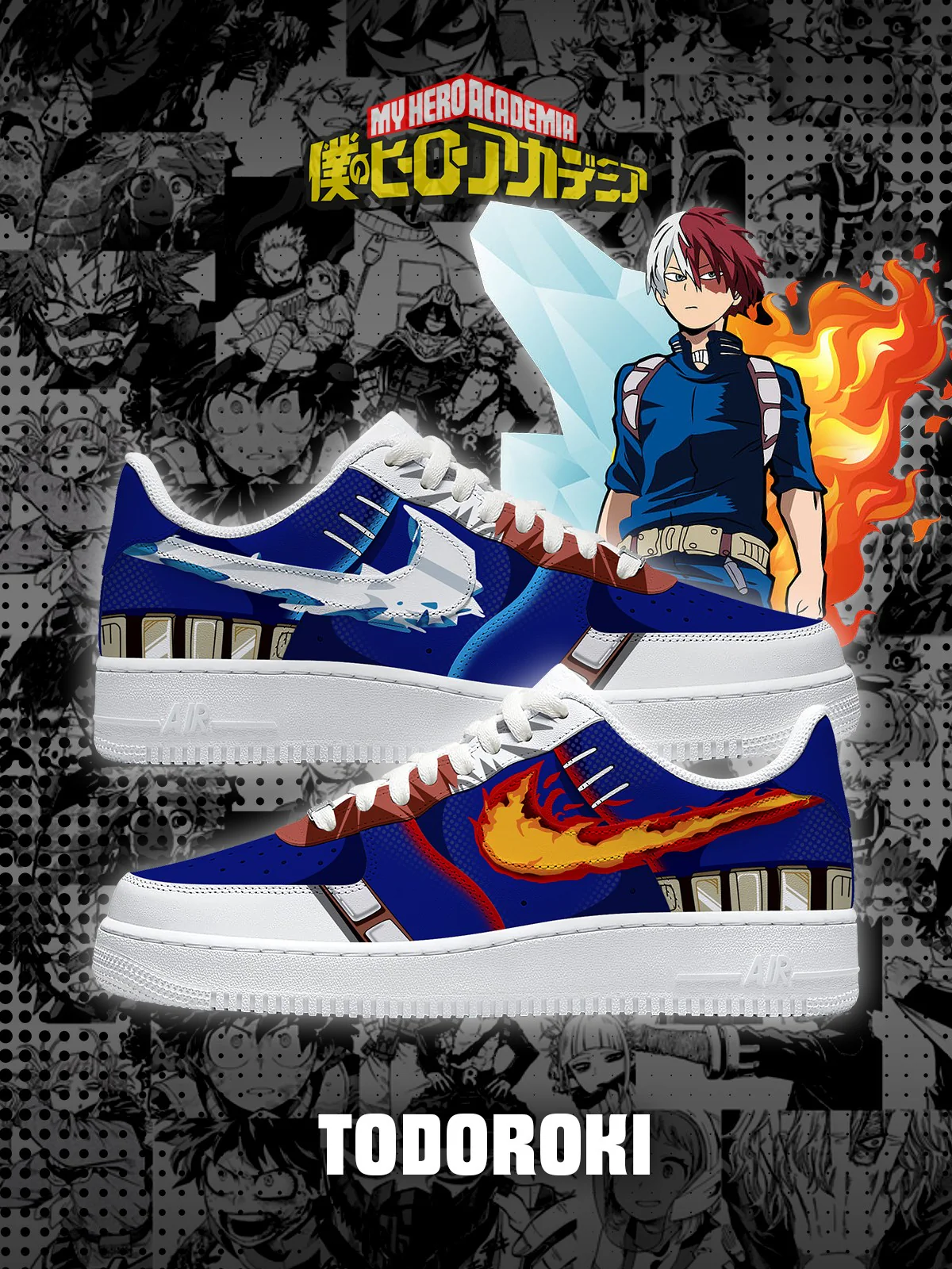 My Hero Academia Custom Sneakers Shoes for Men and Woman