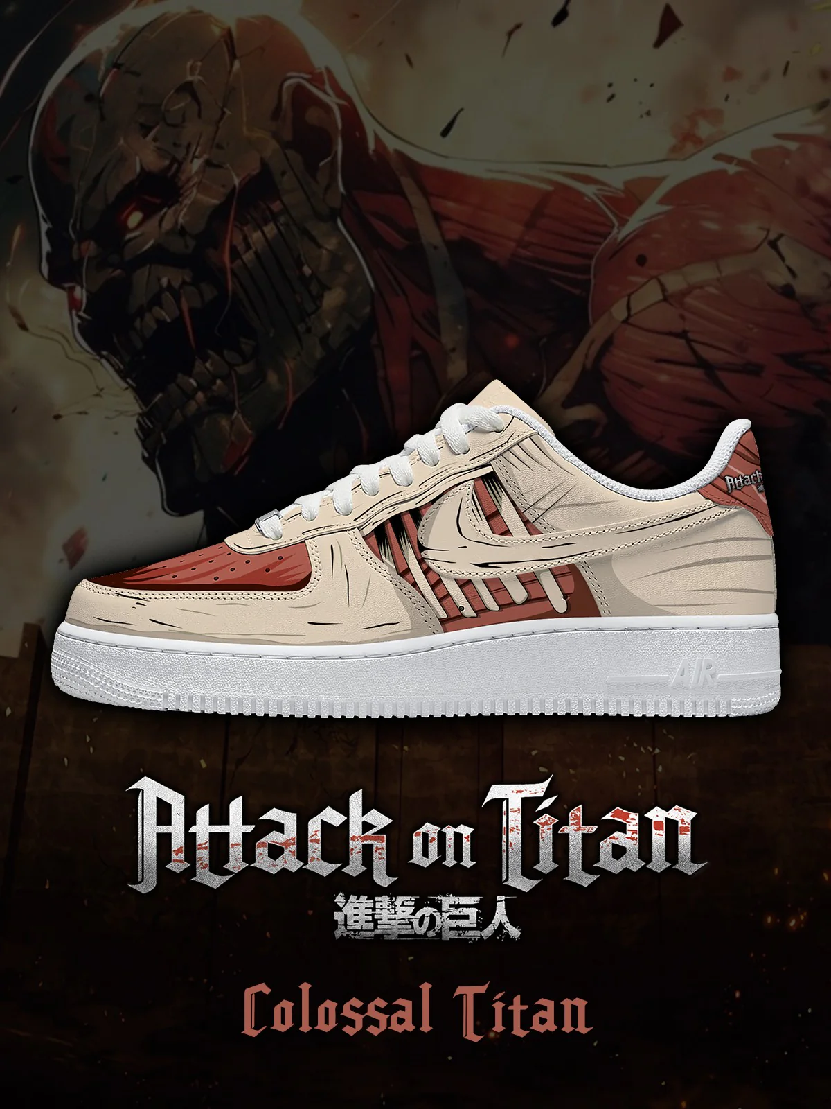 Attack On Titan Custom Sneakers Shoes for Men and Woman