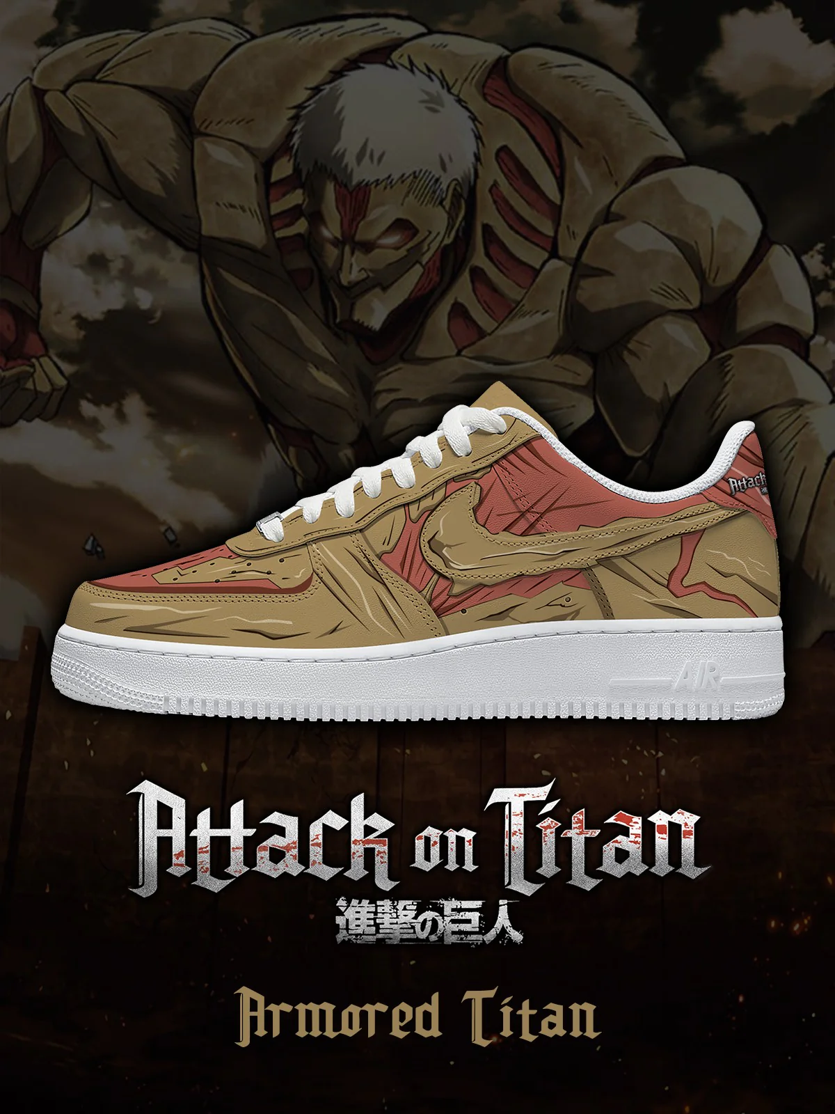 Attack On Titan Custom Sneakers Shoes for Men and Woman