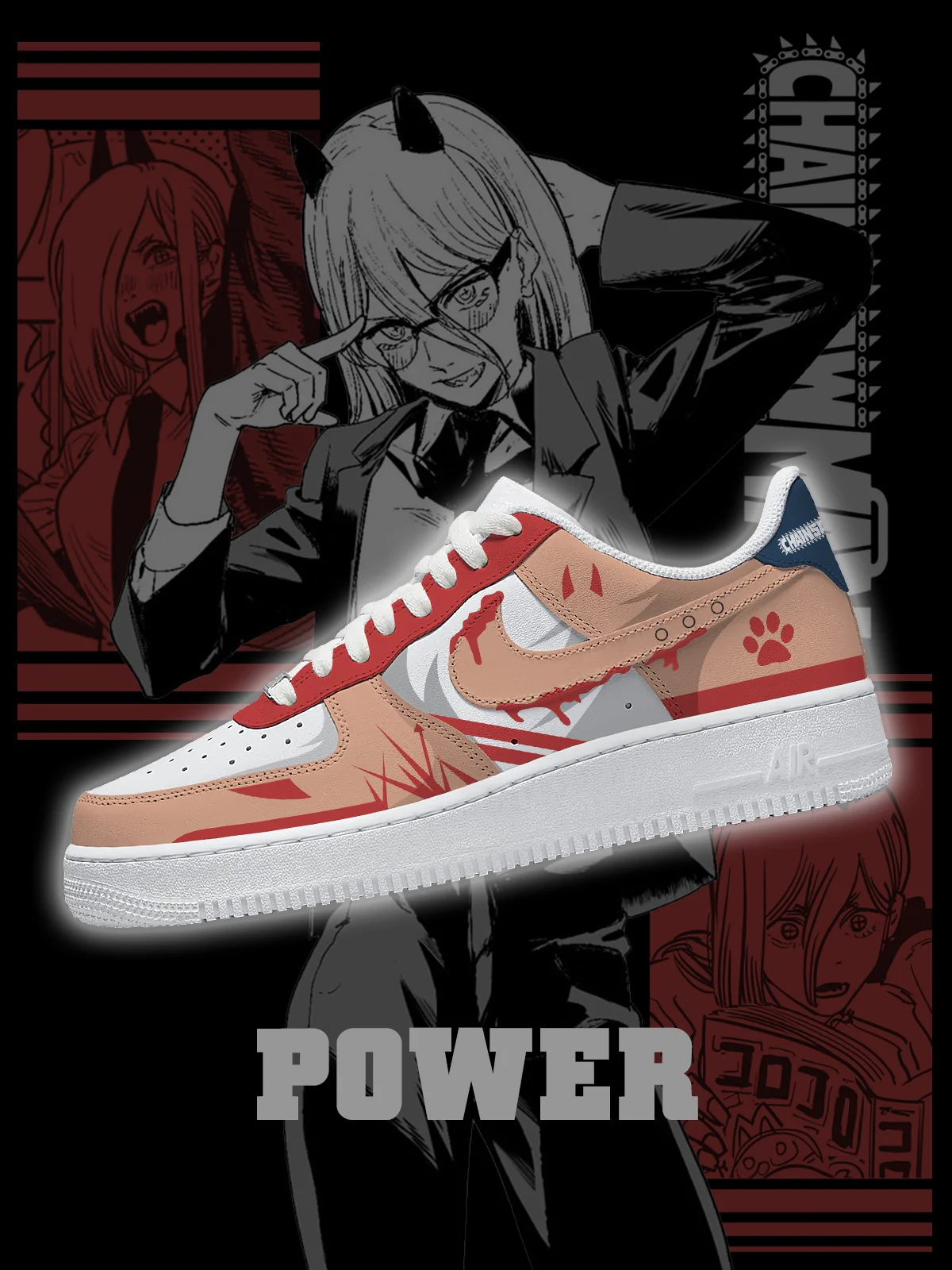 Chainsaw Man Custom Sneakers Shoes for Men and Woman