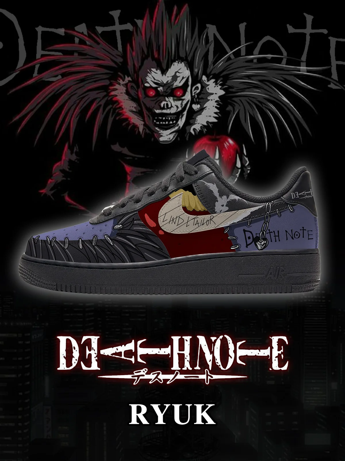 Death Note Custom Sneakers Scarpe Shoes for Men and Woman