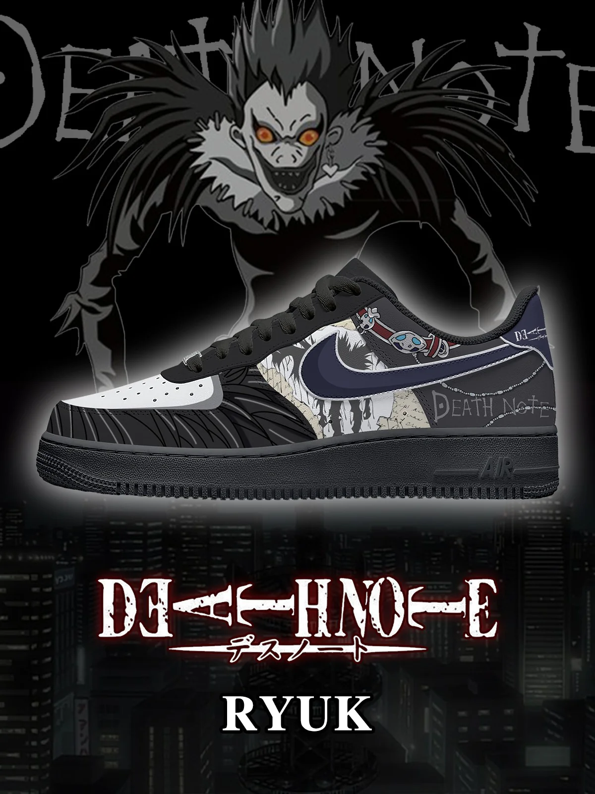 Death Note Custom Sneakers Scarpe Shoes for Men and Woman