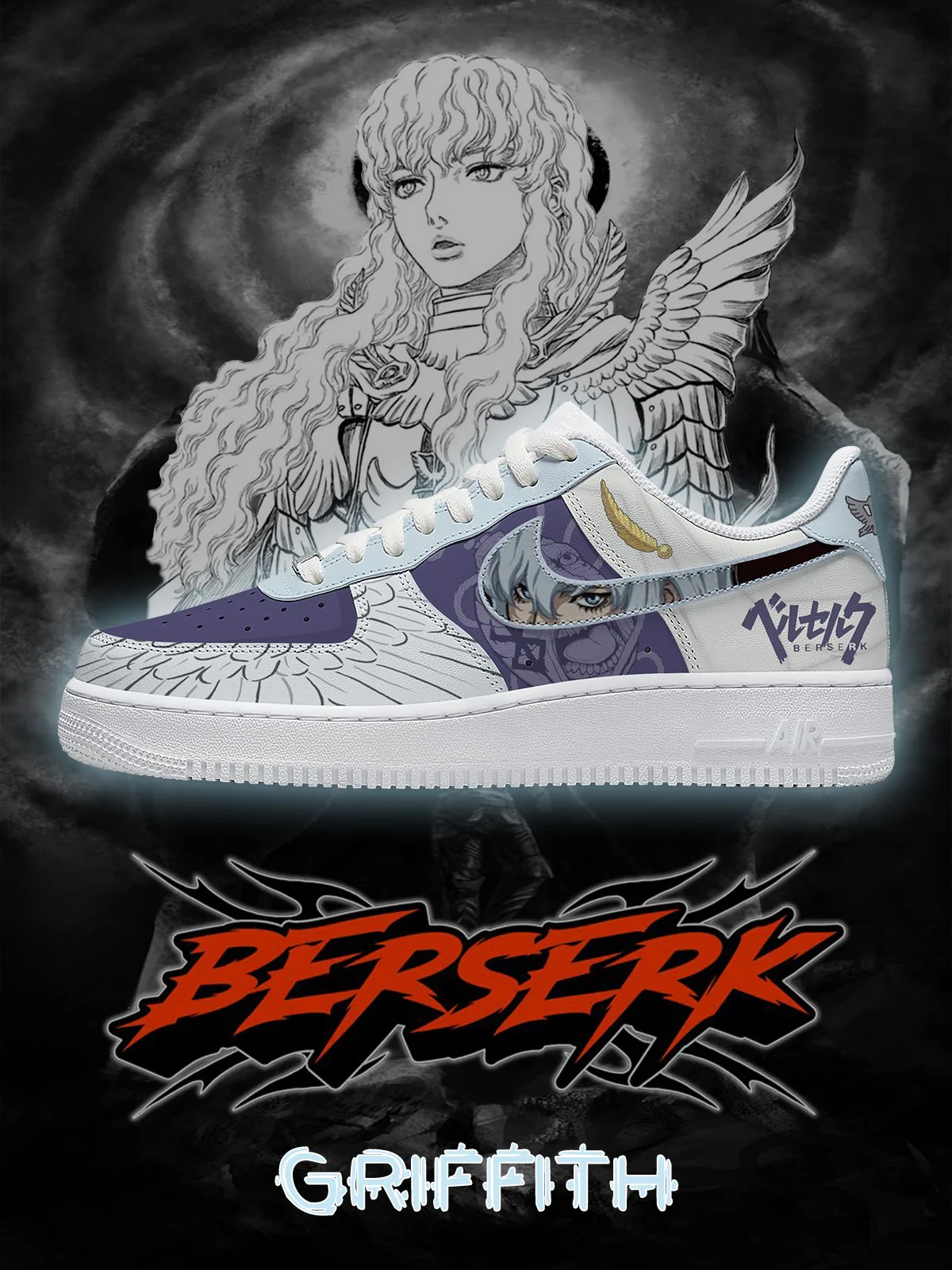 Berserk Custom Sneakers Scarpe Shoes for Men and Woman