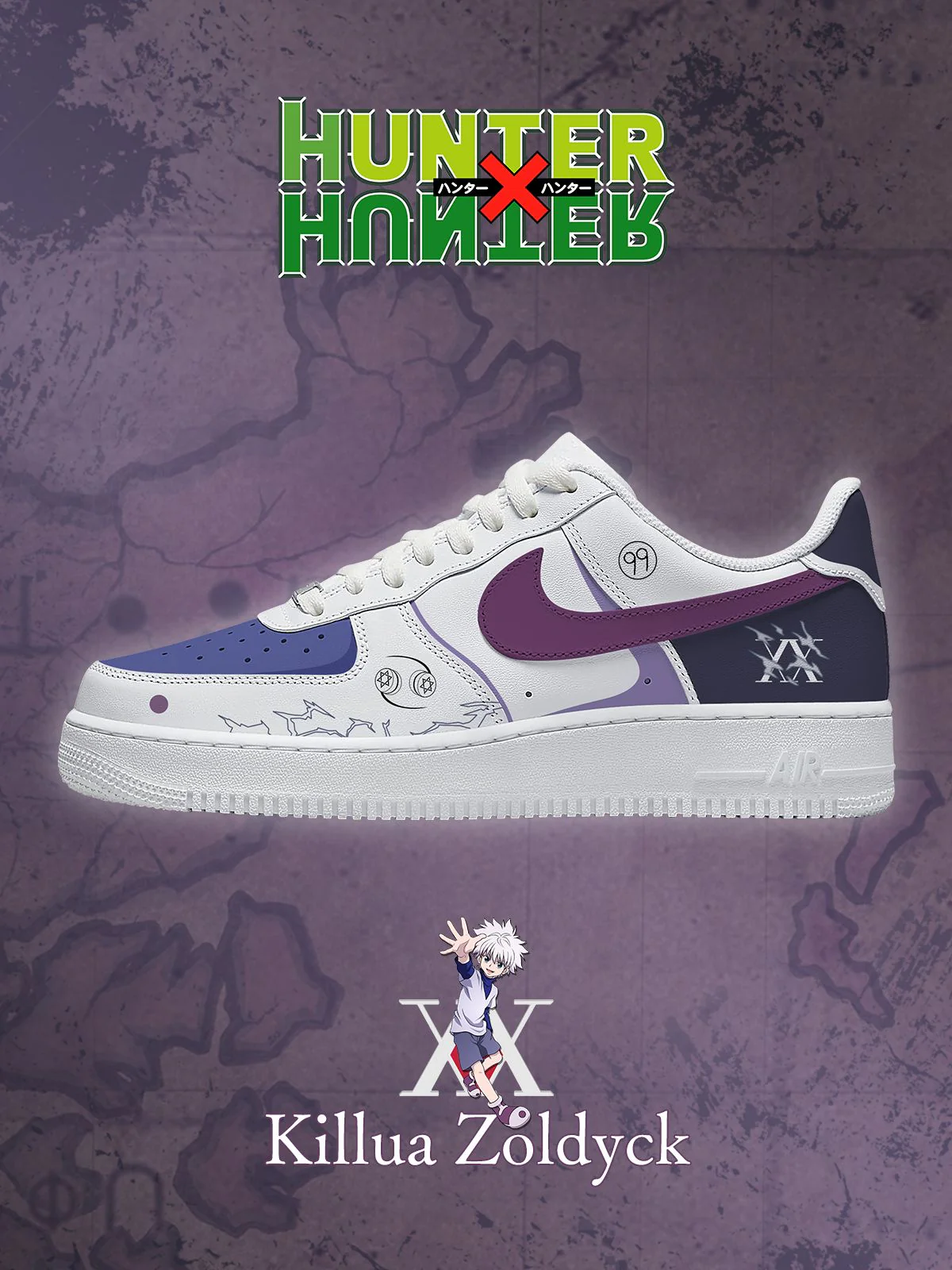 Hunter x Hunter Custom Sneakers Shoes for Men and Woman