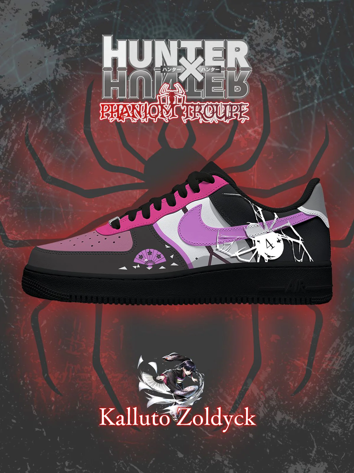 Hunter x Hunter Custom Sneakers Shoes for Men and Woman