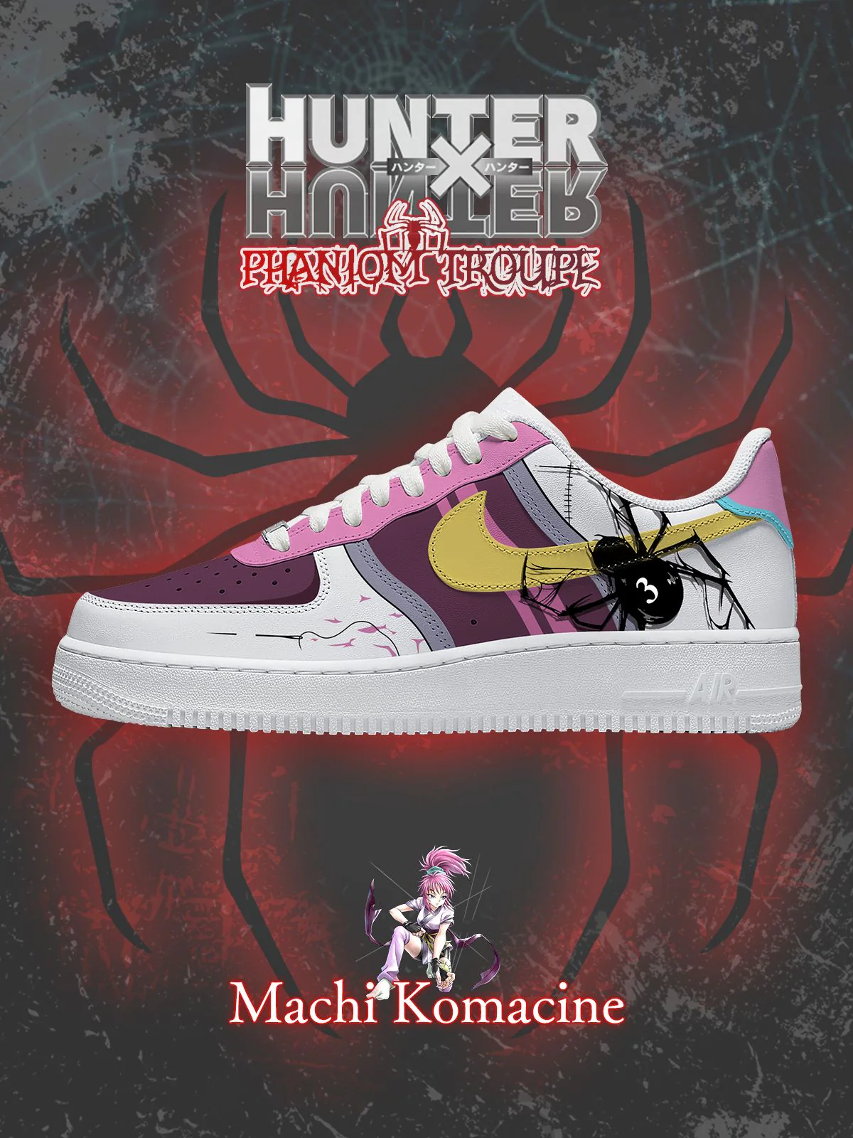Hunter x Hunter Custom Sneakers Shoes for Men and Woman