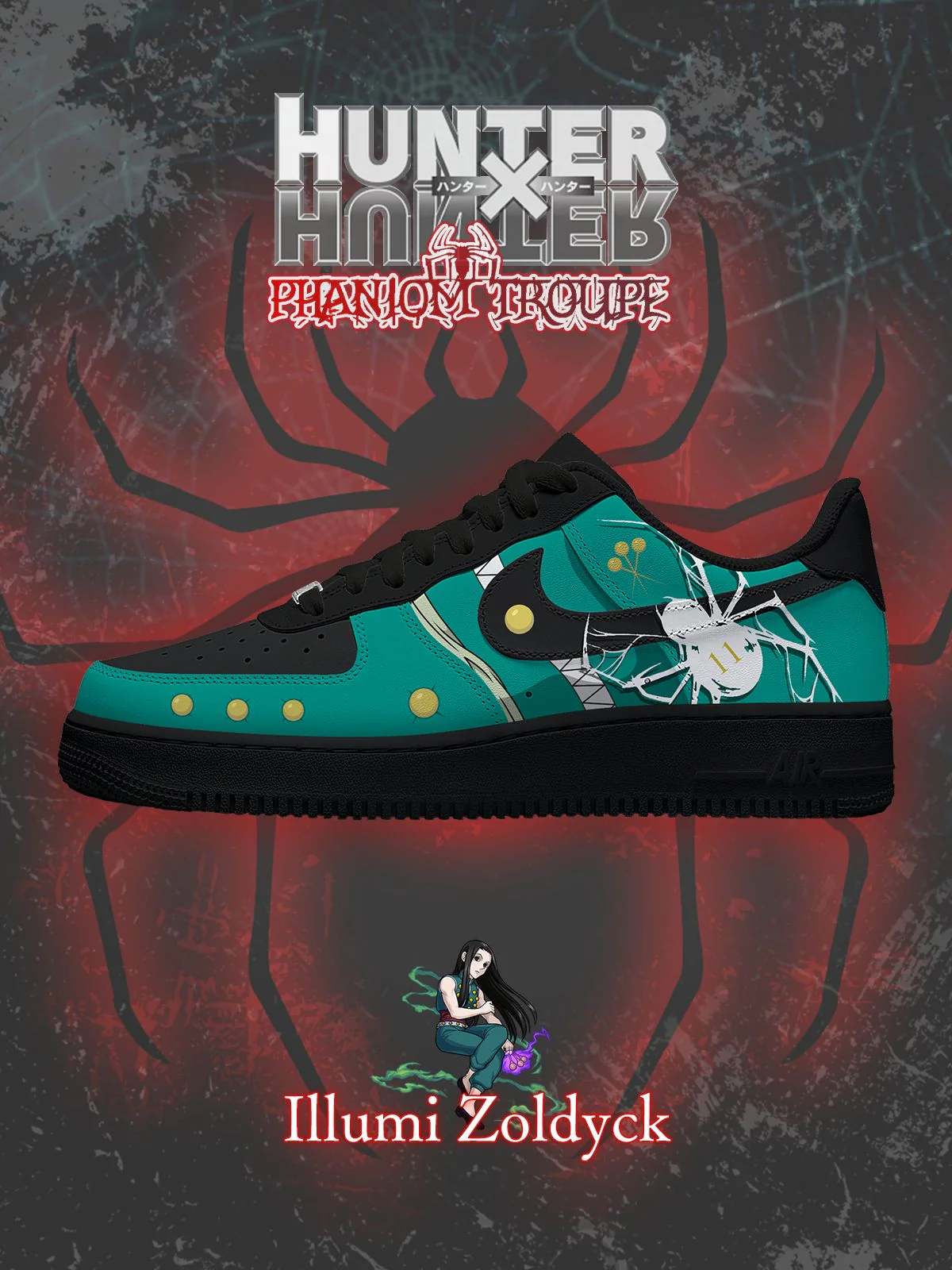 Hunter x Hunter Custom Sneakers Shoes for Men and Woman