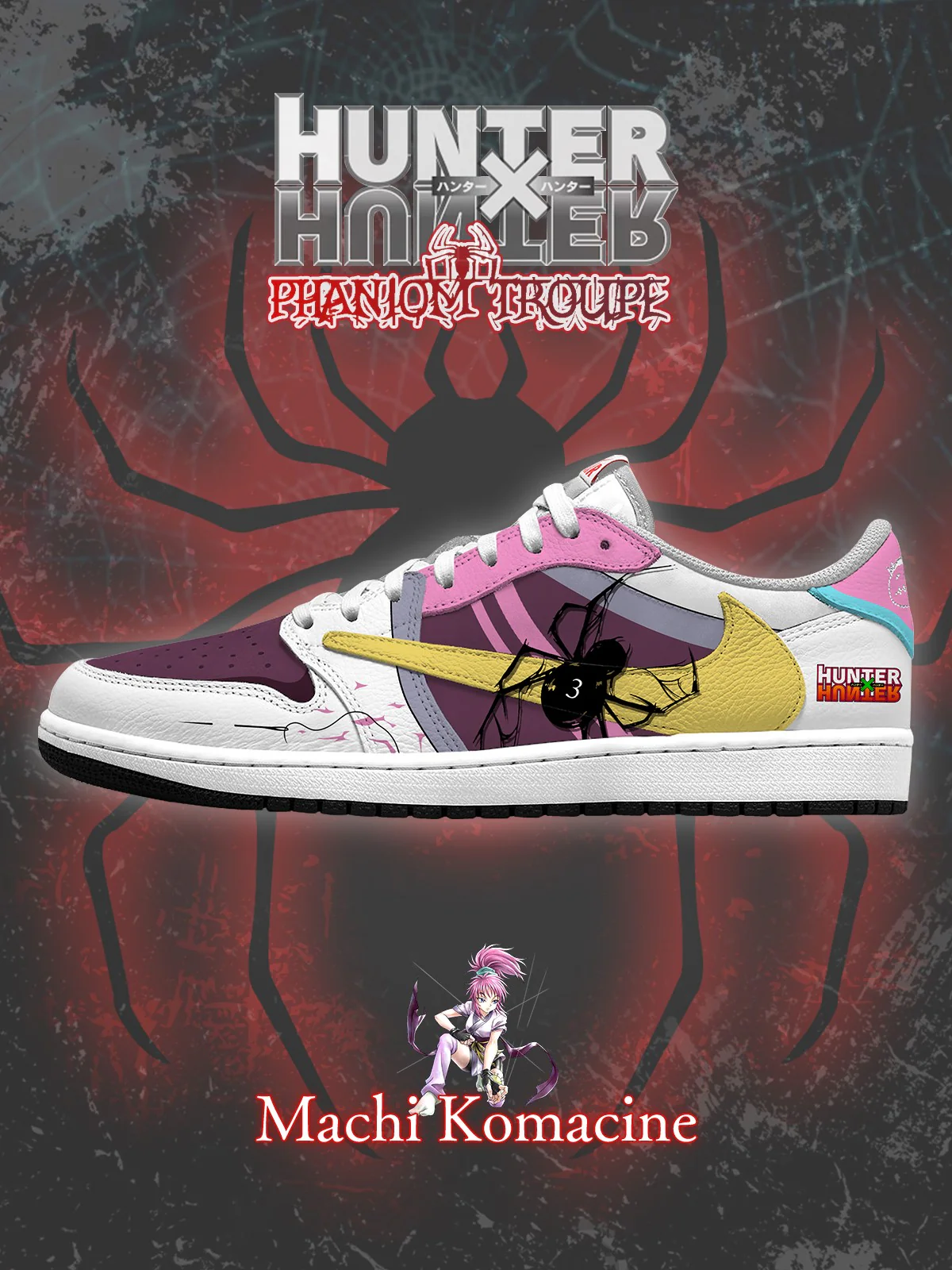 Hunter x Hunter Custom Sneakers Shoes for Men and Woman