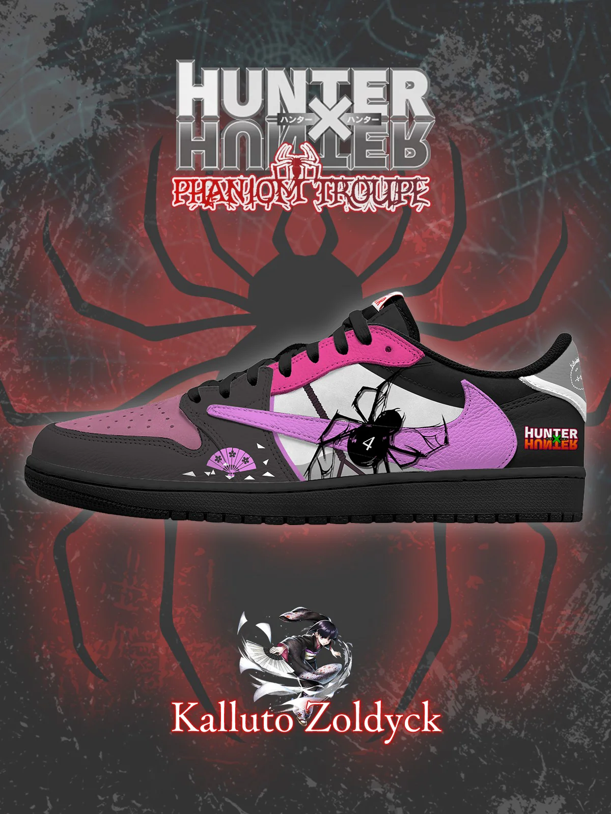 Hunter x Hunter Custom Sneakers Shoes for Men and Woman