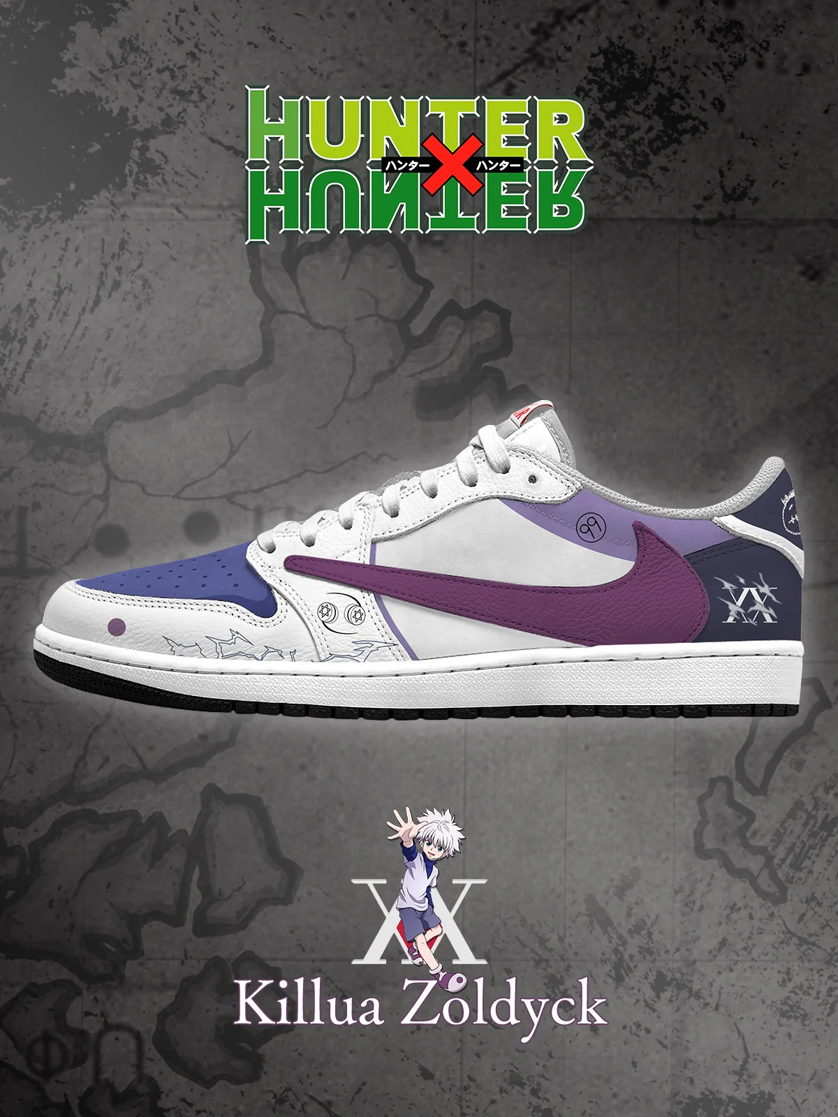 Hunter x Hunter Custom Sneakers Shoes for Men and Woman
