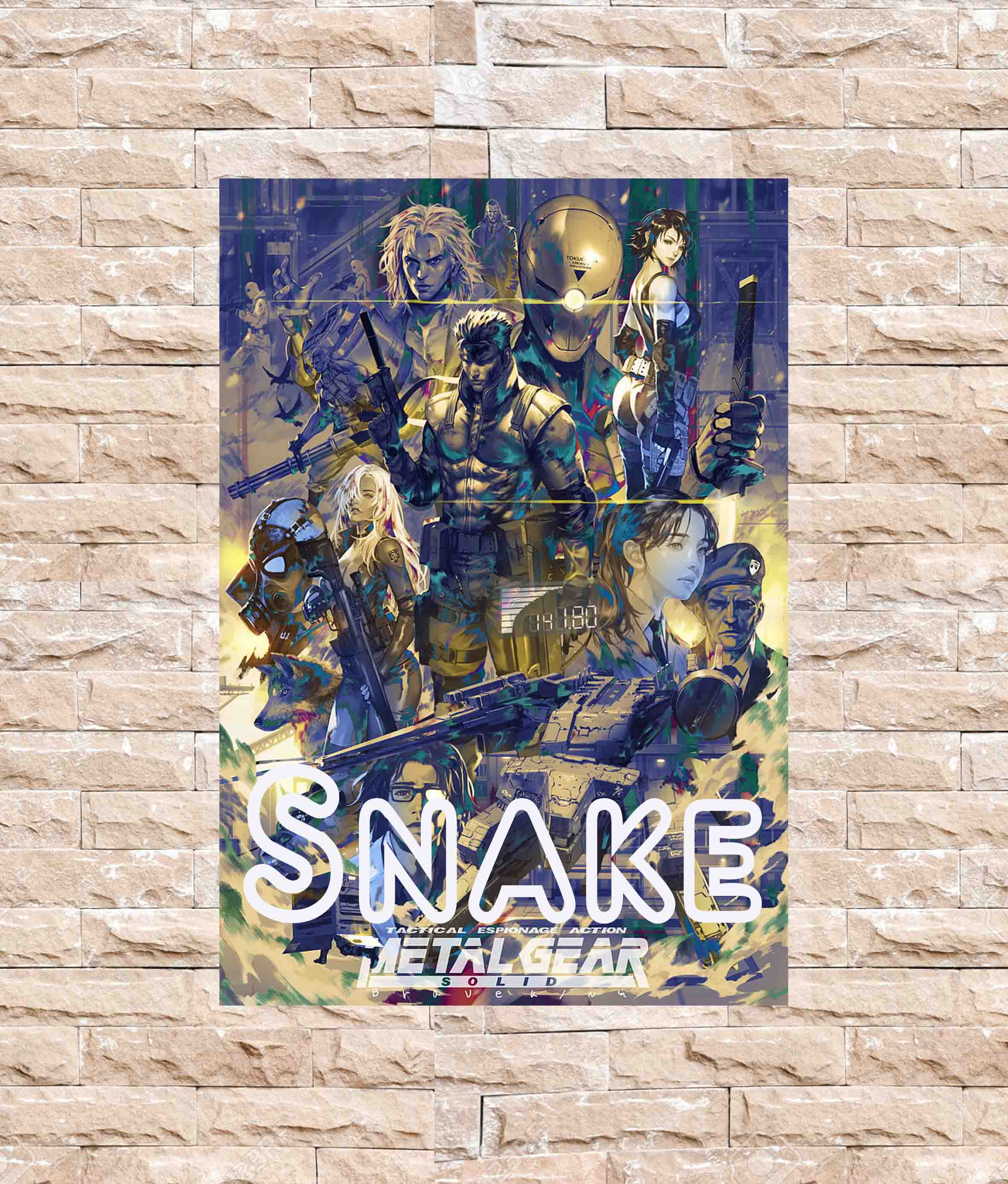 Insegna Neon - Metal Gear Solid - Game