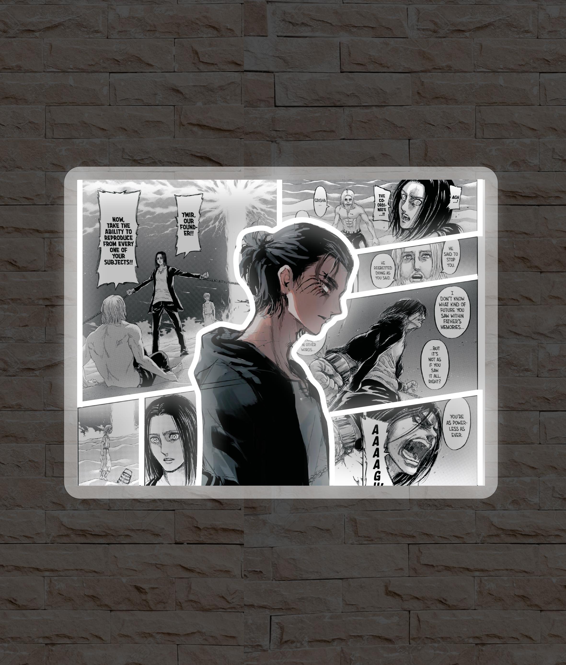 Insegna Neon - Sasuke Uchiha vs Naruto - Anime Manga