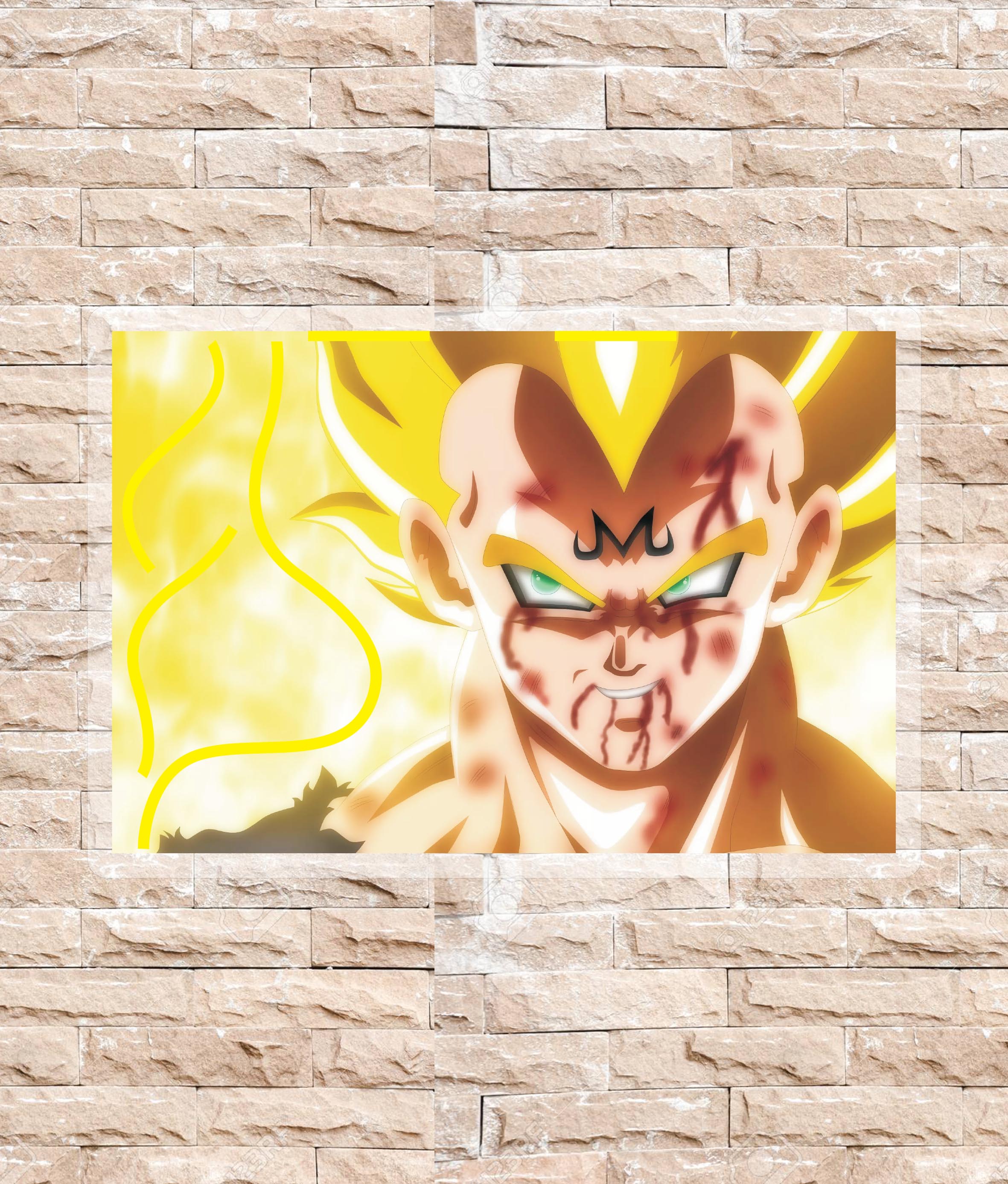 Insegna Neon Led - Principe Dei Saiyan - Manga Anime
