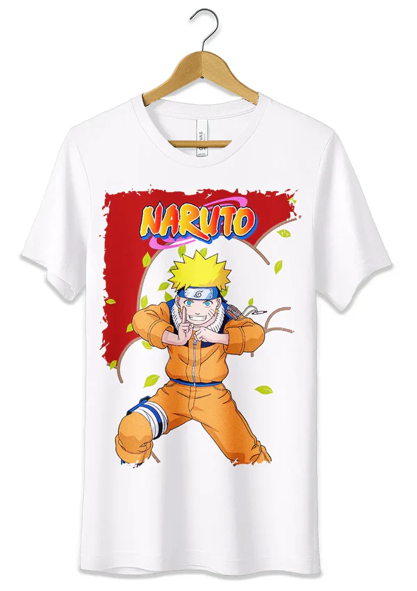 T-Shirts Maglietta Anime Manga Naruto Mixed Characters