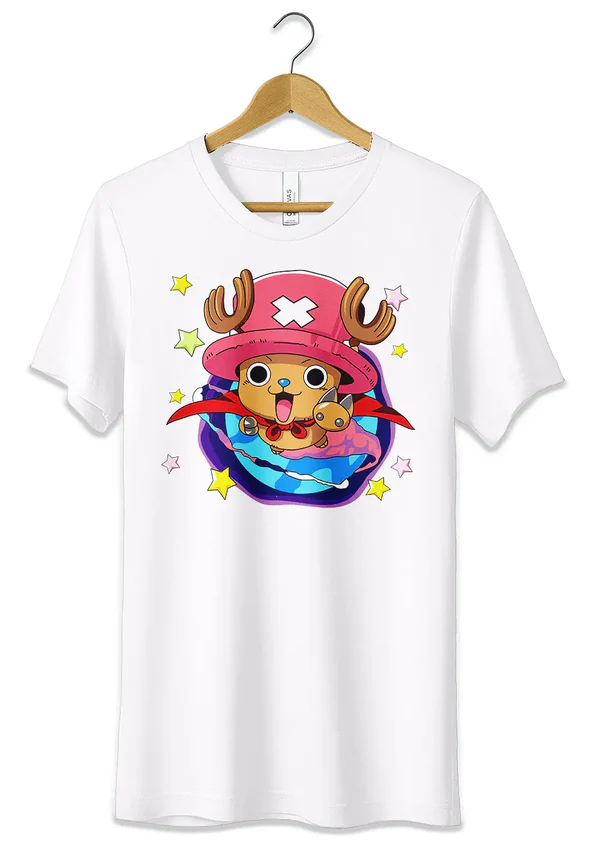 T-Shirt Maglietta Anime Mixed Characters Wanted One Piece