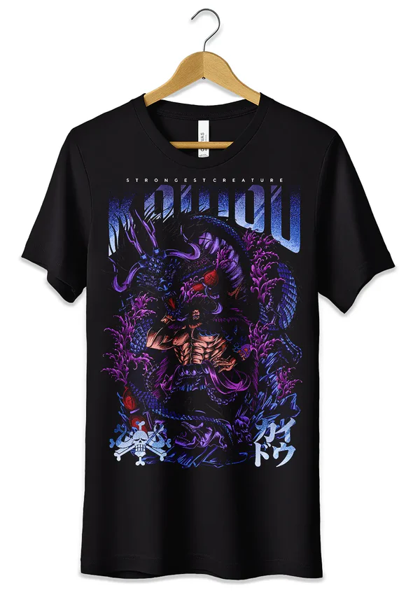 T-Shirt Maglietta Anime Shanks Kaido Emperors One Piece