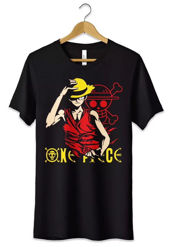T-Shirt Maglietta Mixed Mobkey D. Luffy Mugiwara Anime One Piece
