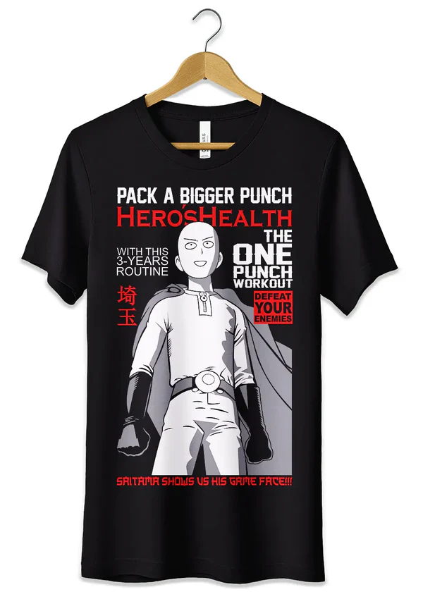 T-Shirts Maglietta Anime Mixed Saitama One Punch Man mixed 