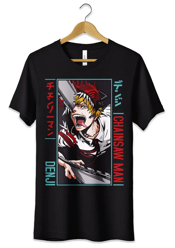 T-Shirts Maglietta Anime Mixed Denji Chainsaw Man
