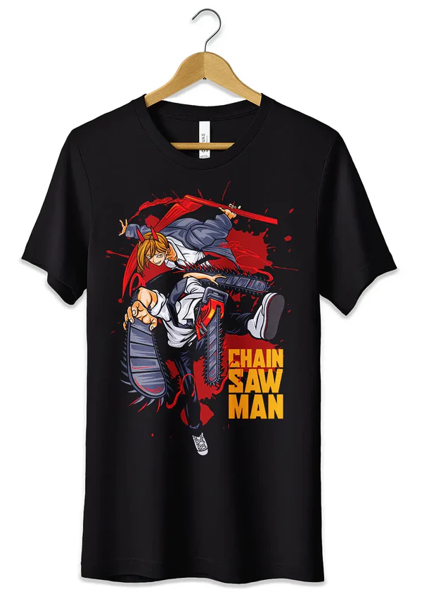 T-Shirts Maglietta Anime Mixed Denji Chainsaw Man