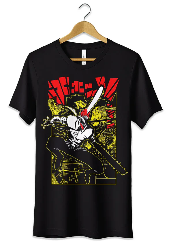 T-Shirts Maglietta Anime Mixed Denji Chainsaw Man
