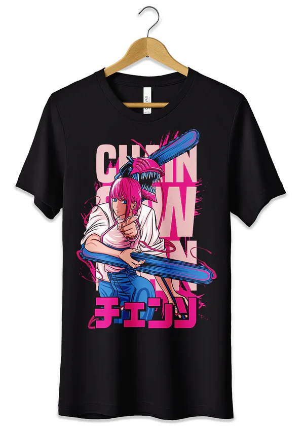 T-Shirts Maglietta Anime Mixed Denji Chainsaw Man