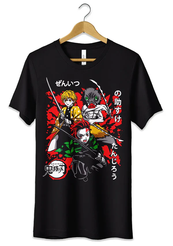 T-Shirts Maglietta Anime Mixed Characters Demon Slayer