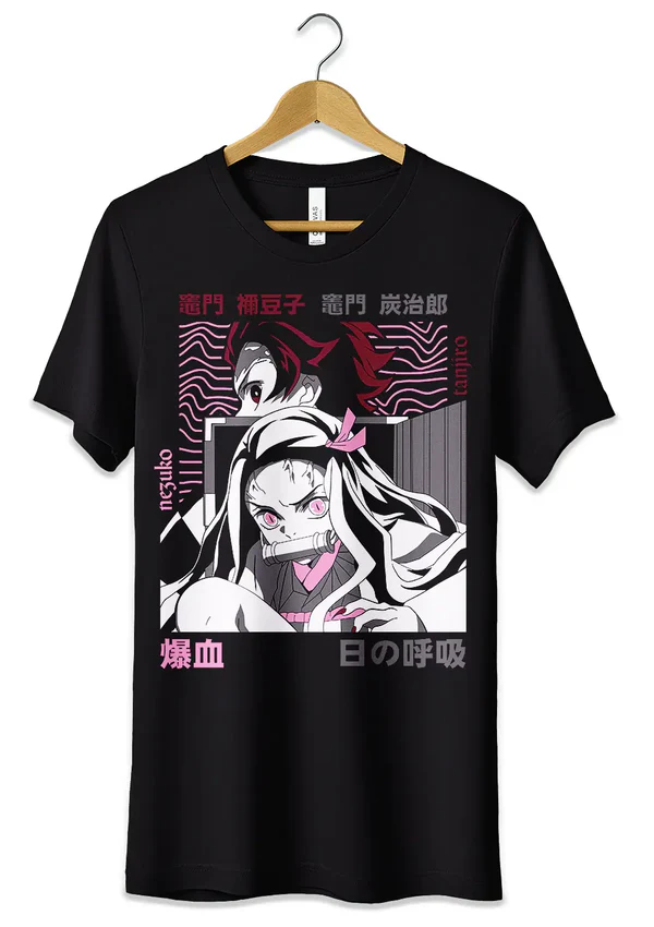T-Shirts Maglietta Anime Mixed Characters Demon Slayer