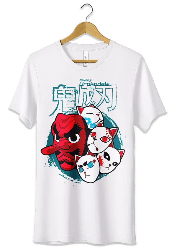 T-Shirts Maglietta Anime Mixed Characters Demon Slayer