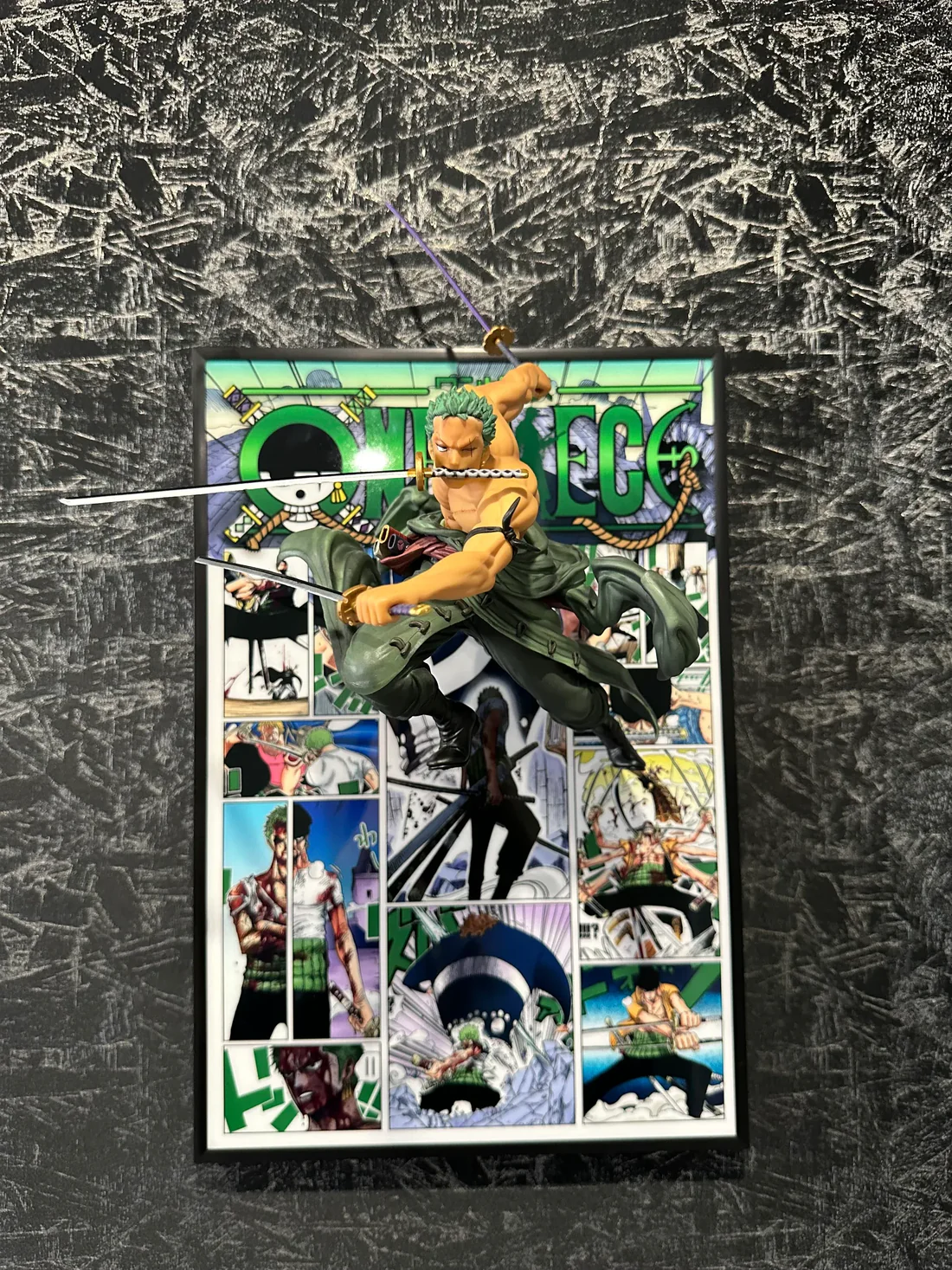 One Piece Roronoa Zoro Anime Art 3D Painting