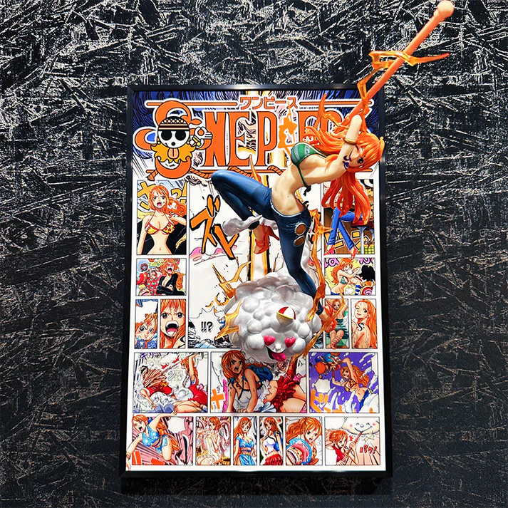 One Piece Nami 3D Art Wall