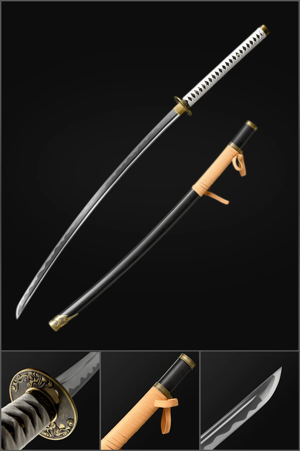 Handmade Devil May Cry Sword Nichirin Sword 1095 High Carbon Steel