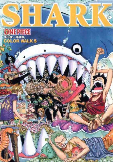 Manga One Piece Color Walk 5 Shark Japanese