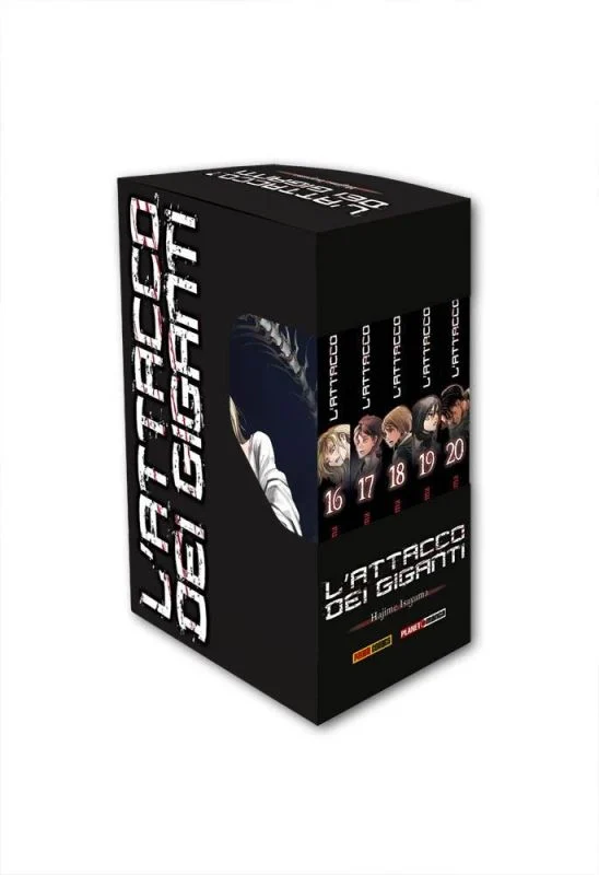 Manga L'attacco Dei Giganti Cofanetto 4 - Vol. 16-20