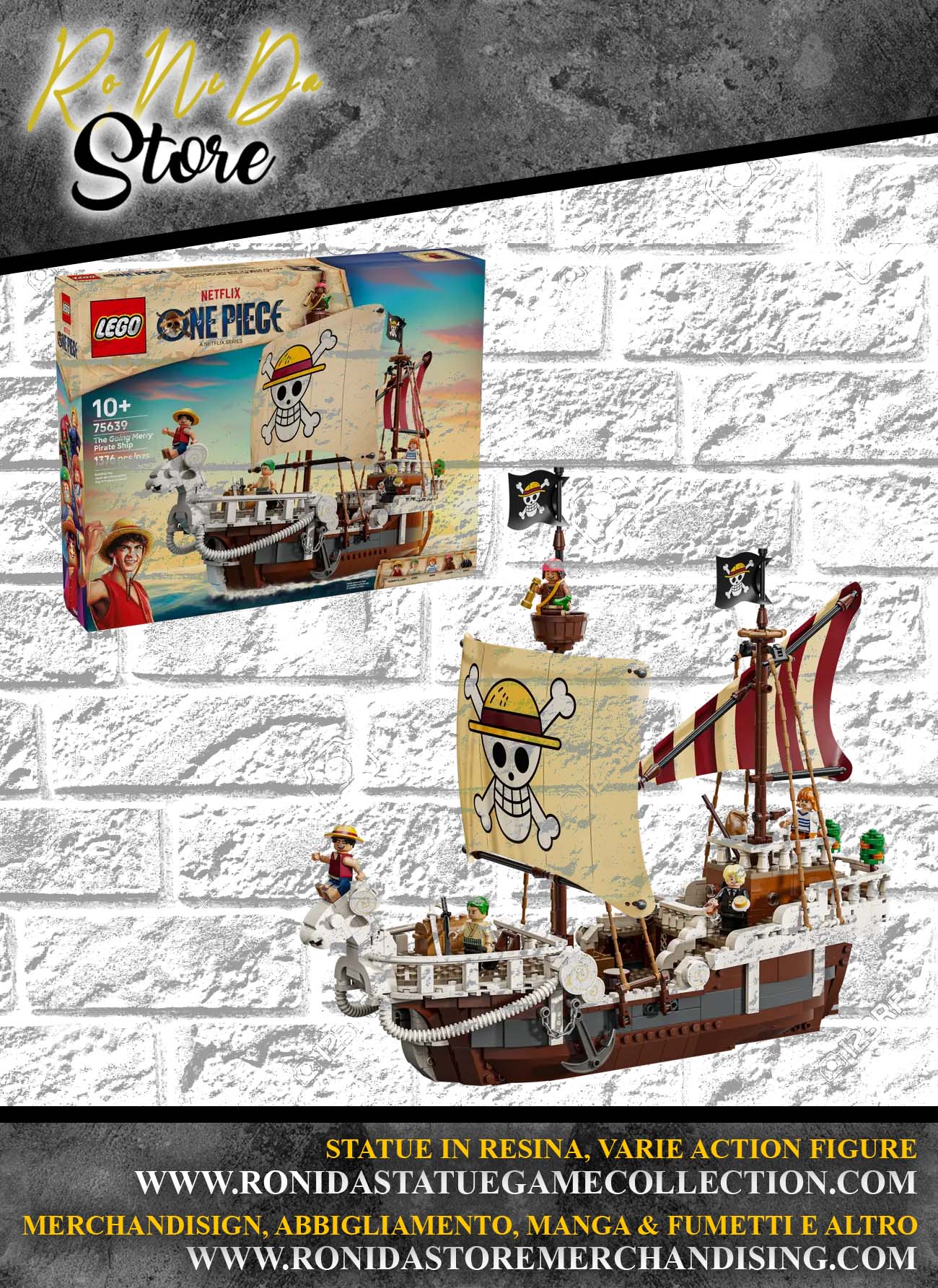 LEGO - ONE PIECE LA NAVE PIRATA GOING MERRY
