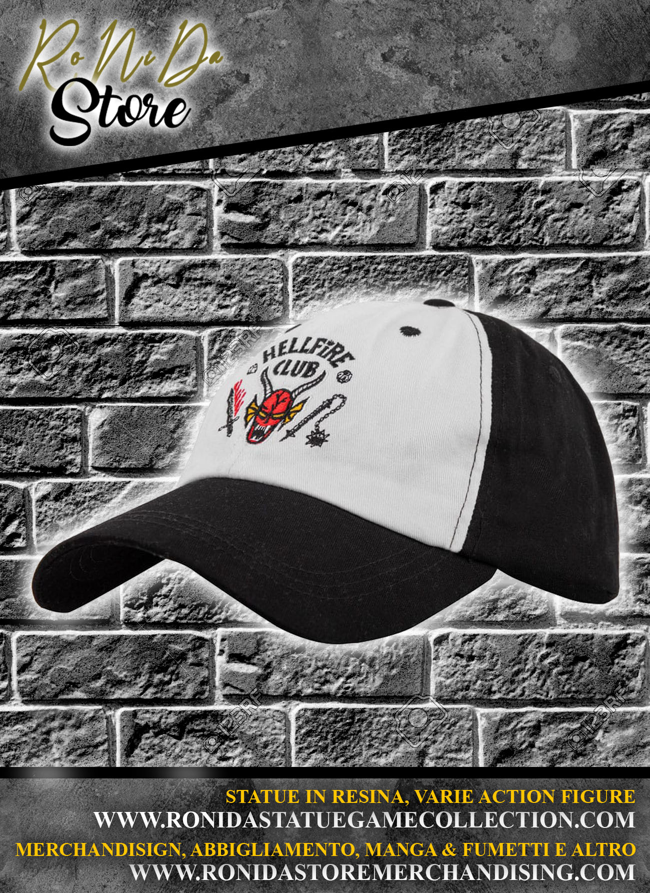 Stranger Things Baseball Cap Hellfire Club