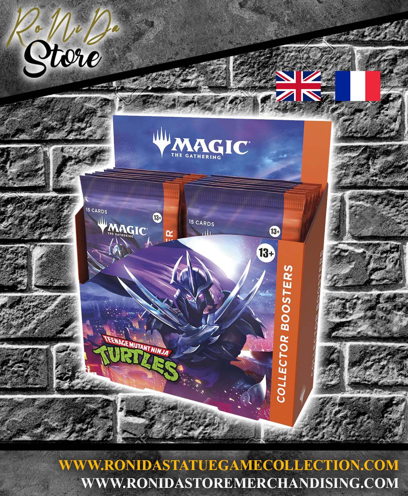 Magic the Gathering Teenage Mutant Ninja Turtles Collector Booster Display / ENG / FR