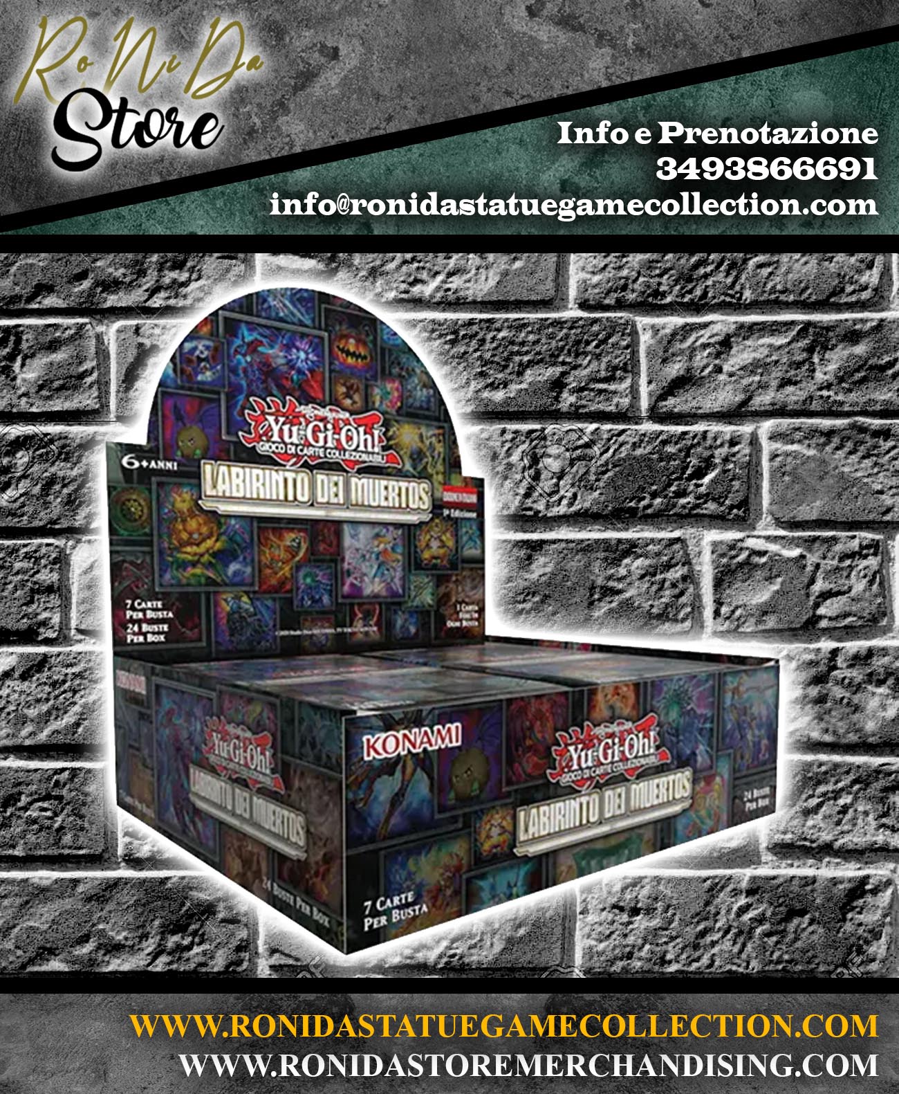 BOX YU-GI-OH! - MAZE OF MUERTOS (24 BUSTE) 