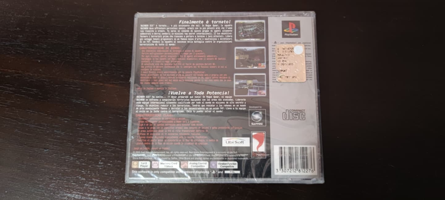 Tom Claney's Rainbow Six Rougue Spear - Retrogame Playstation Ps1